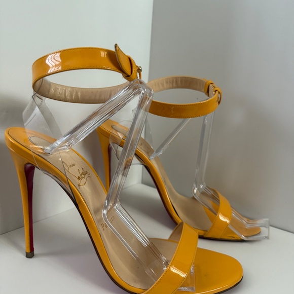 Shiny Nappa PVC Jonatina 100 Sandals 39.5 - Picture 5 of 6